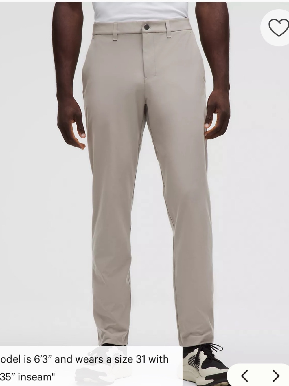 Lululemon ABC Classic-Fit Trouser 34L
Warpstreme